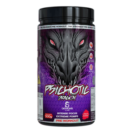 Pré Treino Psichotic Dragon Pote 500g Demons Lab Pré Treino Psichotic Dragon Pote 500g Demons Lab