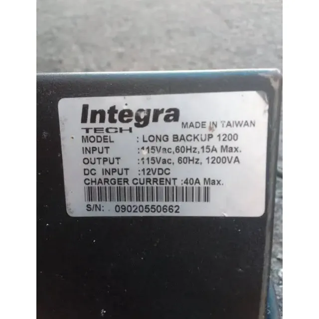 Inversor Integra Tech 12v A 120v Sin Batería