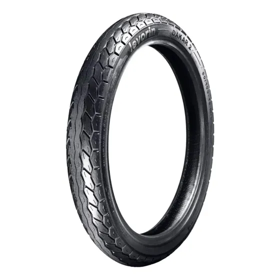 Pneu Levorin Dakar 2 Dianteiro 2.75-17 Moto Uso Sem Câmara