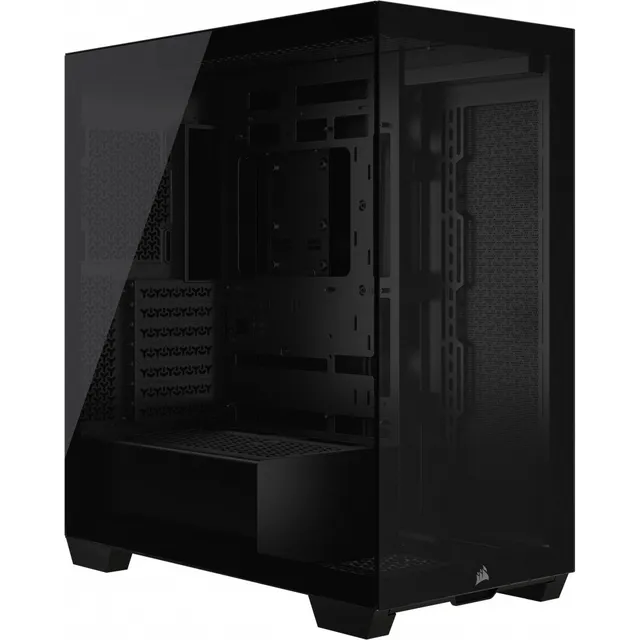 Gabinete Gamer Corsair 3500x Tg Midtower Icue Rgb Negro