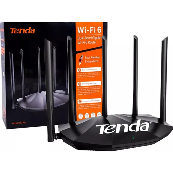 Router Ax1500 1gb Rompemuro Wifi 6 Fibra Optica Dual Banda