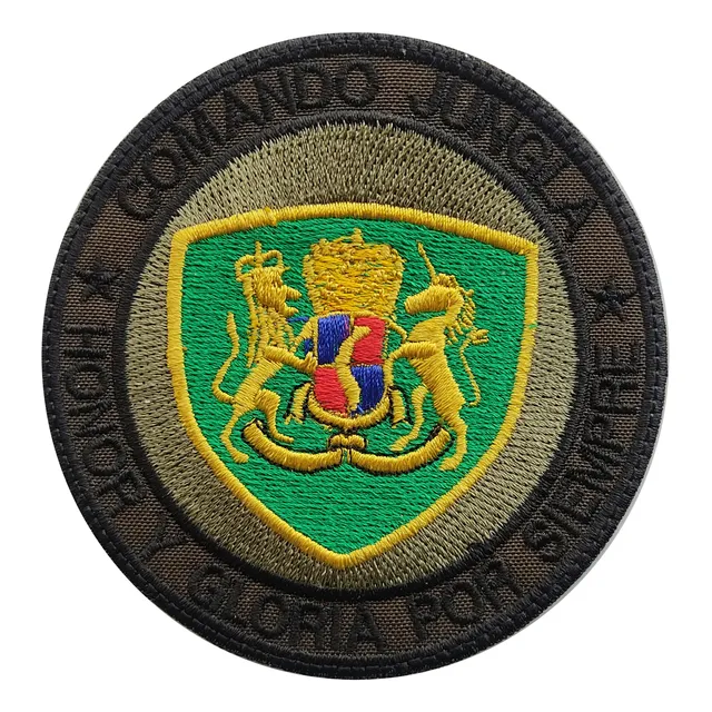 Parche Bordado Comando Jungla Honor Y Gloria Por Siempre