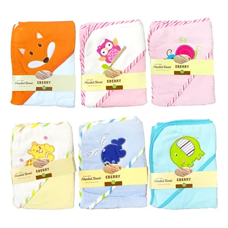 Toalla Con Capucha Para Bebé Con Animales