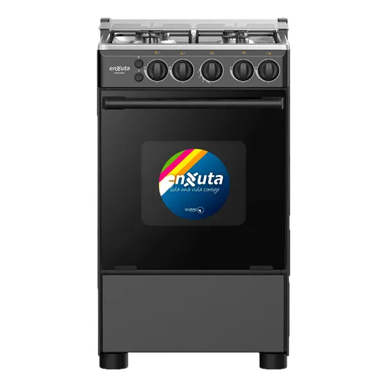 Cocina Multigas Enxuta Cenx9504n 4 Hornallas