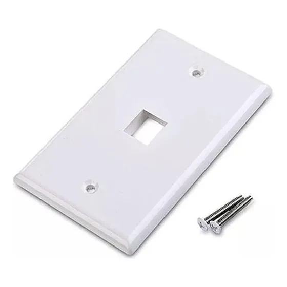 Face Plate Wireplus+ 1 Toma Blanco Rj45