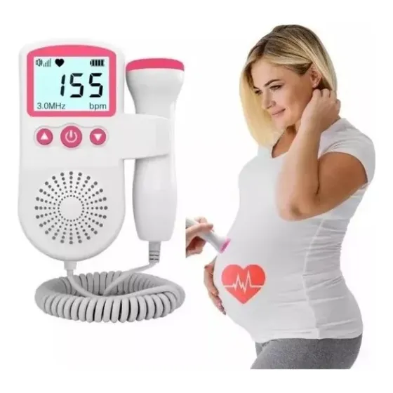 Monitor Fetal Doppler Ultrasonido Bebé Latidos Corazón