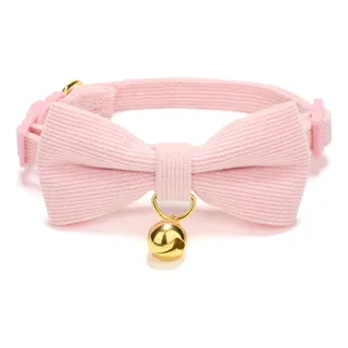 Collar Ajustable Para Gato Con Moño Y Campana, Alta Collar Ajustable Para Gato Con Moño Y Campana, Alta