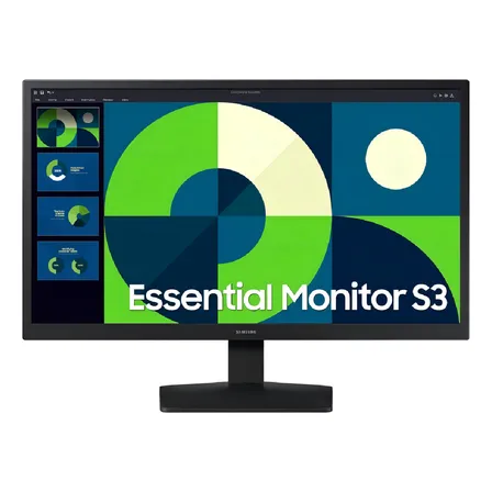 Monitor Samsung Essential S3 22, Fullhd, 75hz Ls22d310ealxzs Color Negro