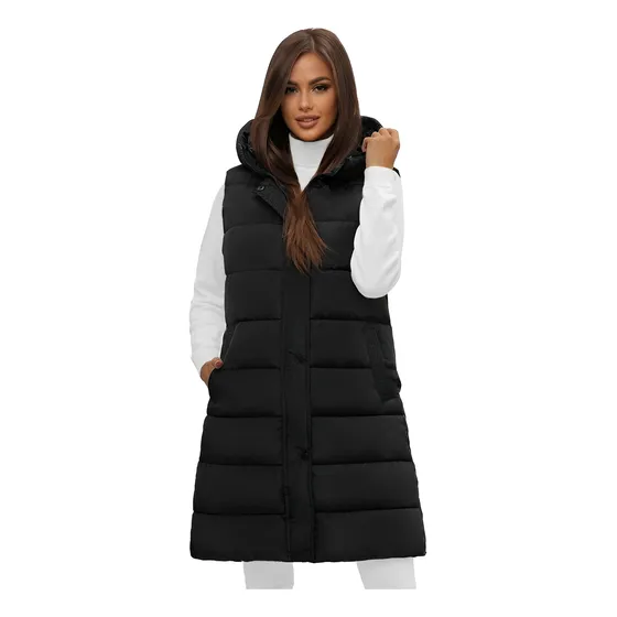 Chalecos Largos Puffer Importados Impermeables C/piel Sint.