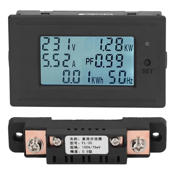 Medidor Potencia Corriente Voltaje Con Pantalla Digital Lcd