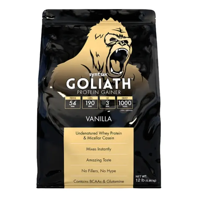 Proteina Goliath 12 Lb Gainer Syntrax - Fisica Sabor Vainilla