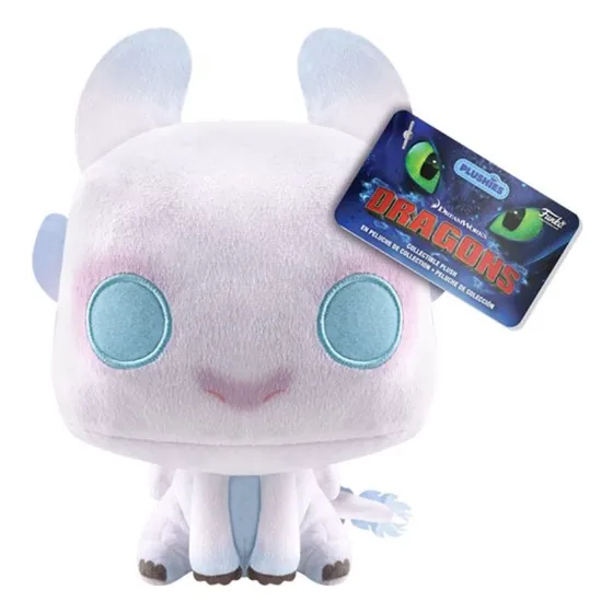 Peluche Plushie Light Fury How To Train Your Dragon - Funko Color Multicolor