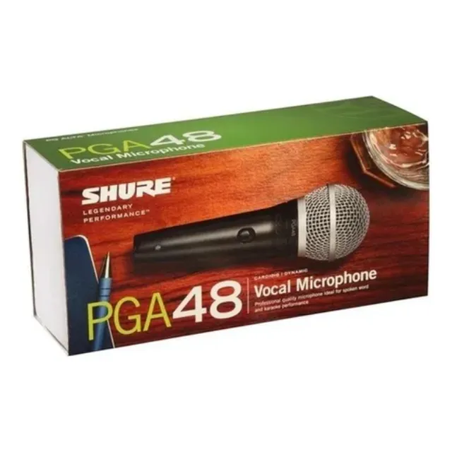Micrófono vocal dinámico cardioide Shure PGA48-LC