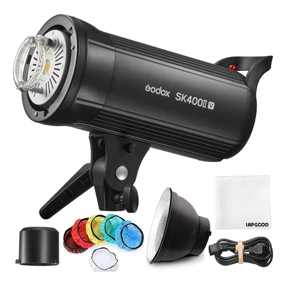 Godox Sk400iiv Led Studio Flash 400ws, 5600k 2,4g Gn65 St...