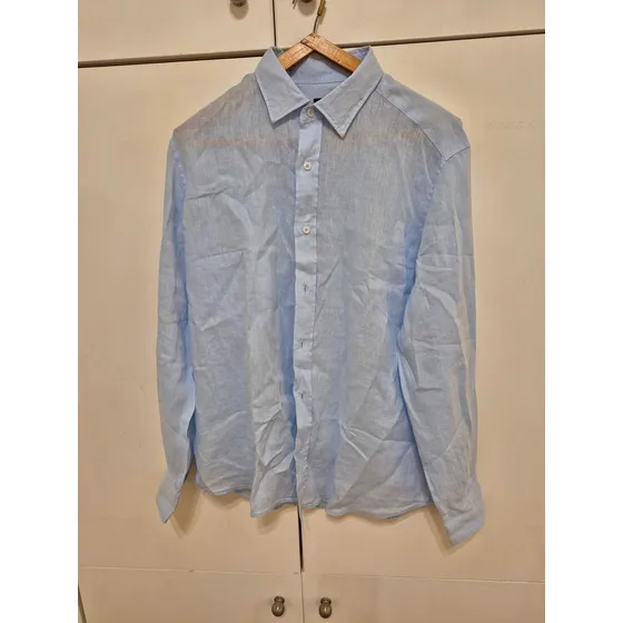 Camisa Clásica Massimo Dutti,  L Para Hombre