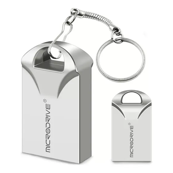 Pen Drive Mini Chaveiro Metálico 128gb Resistente Rápido Cor