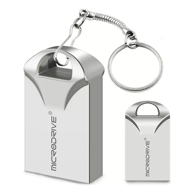 Pen Drive Mini Chaveiro Metálico 128gb Resistente Rápido Cor