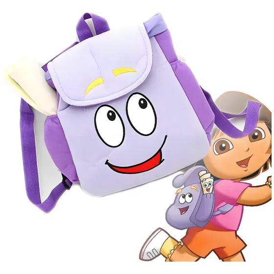 Mochila Dora La Exploradora Bag Aventura Color Violeta