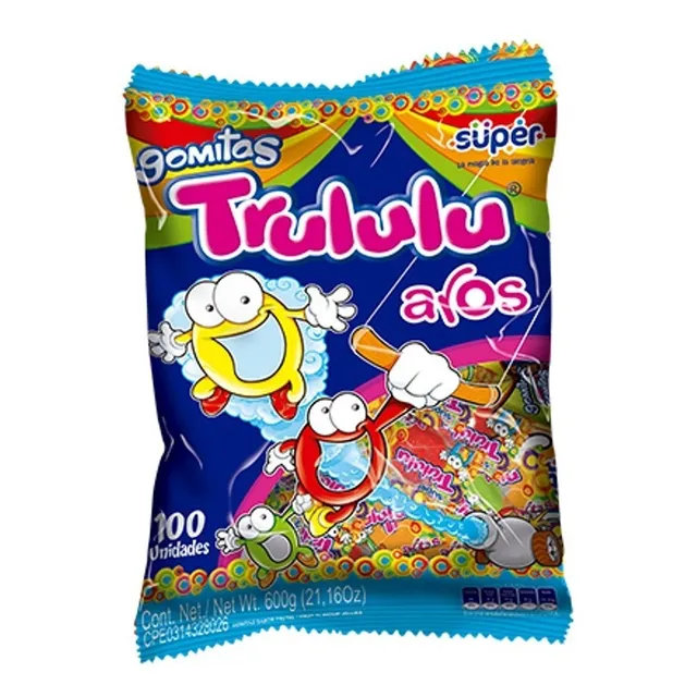 Gomitas Trululu Aros Bolsa X 100 Und - Kg A $200