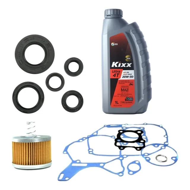 Kit Empaques Boxer Ct 100 + Retenedores + Filtro + Aceite