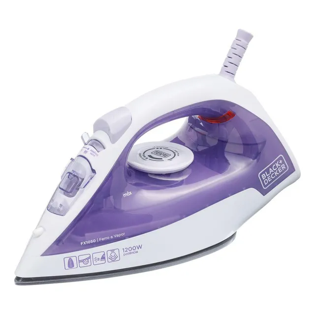 Ferro De Passar Roupa À Seco Ou Vapor Black Decker Fx1050 220v