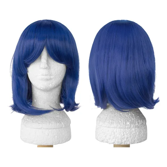 Peruca Curta Cosplay Long Bob C/ Franja Wig Cores Fantasia