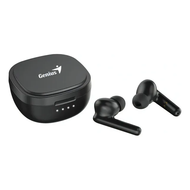 Auriculares Tws Genius Hs-m910bt Bluetooth Color Negro