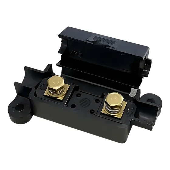 Soporte Porta Fusible Plano Batería 200a 32v 30mm Enertik