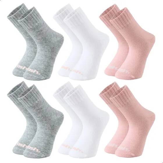 Kit 6 Pares De Meia Infantil Menina Mash Algodão Punho Soft