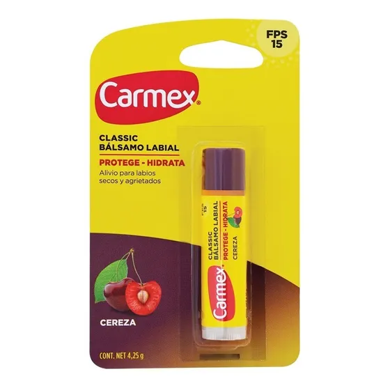 Balsamo Labial Carmex Classic Cereza Fps 15 4.25 G