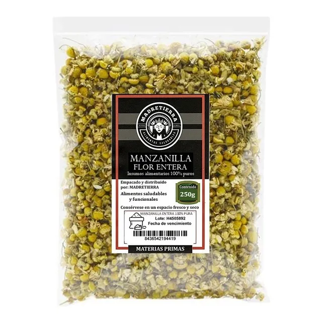 Manzanilla Flor Entera X250g