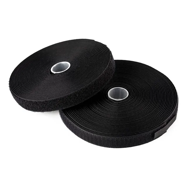 Velcro Negro 2cm Rollo 25m