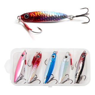 Set 5 Pcs Jig 20g Cebo Pesca Larga Distancia Playa Lago Río Color 2103 Set 5 Pcs Jig 20g Cebo Pesca Larga Distancia Playa Lago Río Color 2103