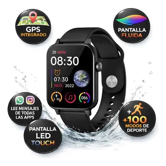 Reloj Inteligente Smartwatch Soul Hombre Gps Integrado