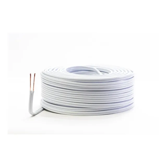 10 Rollos De Cable Duplex Calibre 12 De 100 Metros Cada Uno Cubierta Blanco