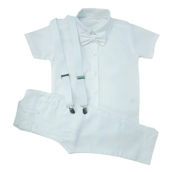 Roupa Infantil Batizado Apresentação Igreja Conjunto Bebê