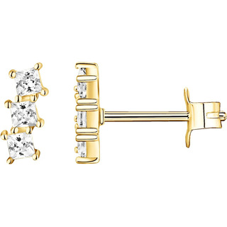 Pendientes En Plata 925 Y Chapado Oro 14k Pavoi Pendientes En Plata 925 Y Chapado Oro 14k Pavoi