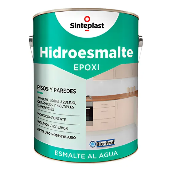 Recuplast Hidroesmalte Epoxi Blanco Satinado X 4 Al Agua 