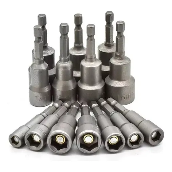 Puntas De Dados Hexagonales O Tuercas De Impacto Magneticas