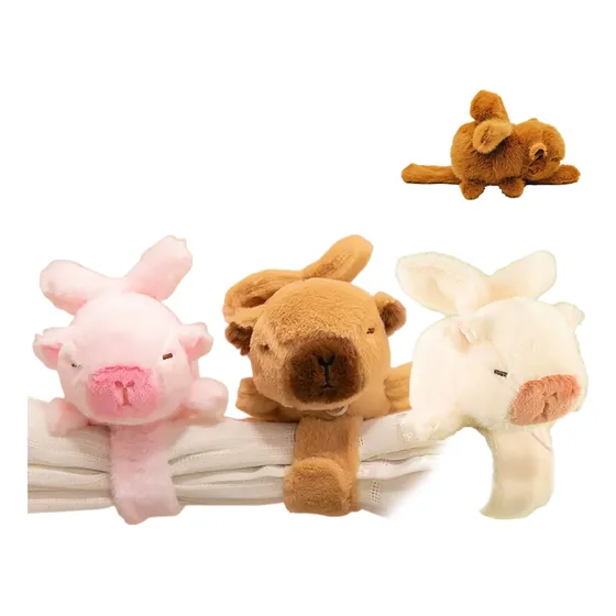 3 Pulseras Capybara Slap, Figuras De Juguete