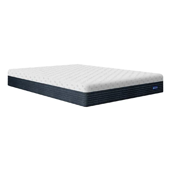 Colchón Queen De Espuma Freestyle En Caja 160cm X 200cm X 20cm Gris Oscuro La Espumería