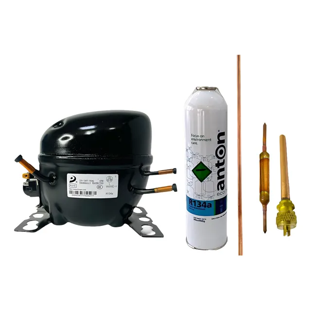Kit Reemplazo  De Motor 1/4 Hp Gas 134a Para Heladera Nuevo