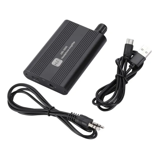 Amplificador De Fone De Ouvido 3.5mm, Plug In Play,