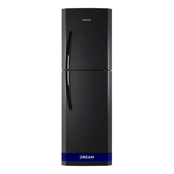 Heladera Con Freezer Drean Cíclica 314l Negra Hdr320f50n