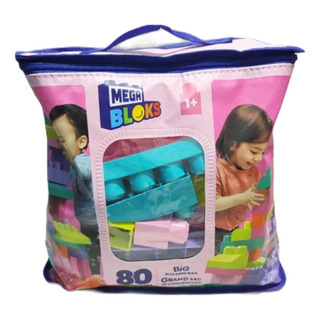 Mega Bloks Big Building Bag 80pzas Bloques De Construcción Mega Bloks Big Building Bag 80pzas Bloques De Construcción