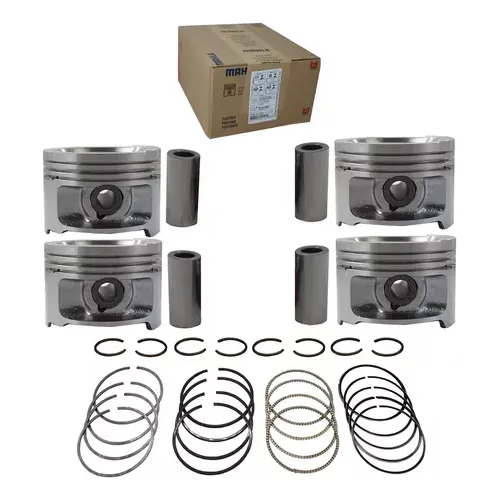 Kit Pistão E Anél 0,50 Quantum Ap2000 2.0 8v Gasolina Mahle