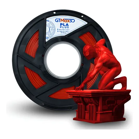 Filamento Pla Plus 1kg Impressão 3d Nacional - Cores Cor Vermelho