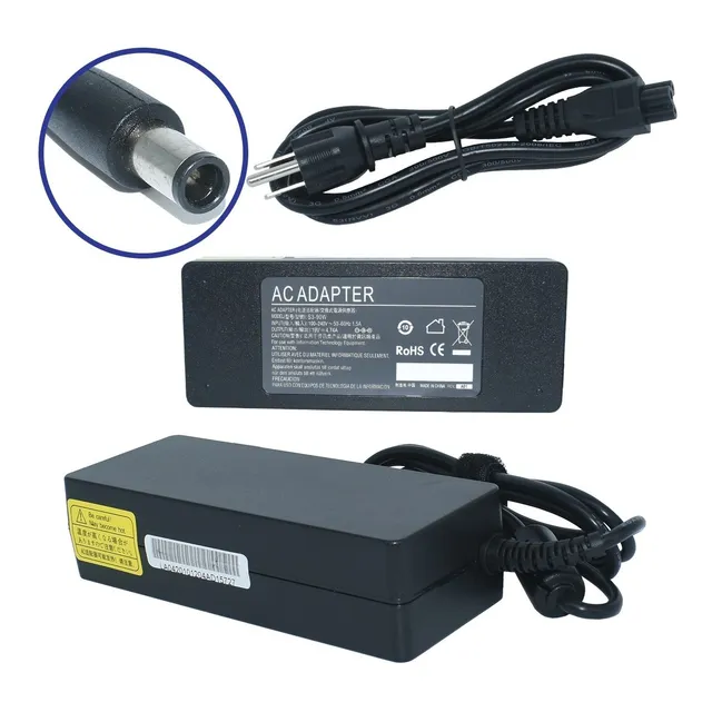 Cargador Hp Dv4 Dv5 Dv6 G42 G62 Cq42 19v 4.74a 90w 7.4x5mm