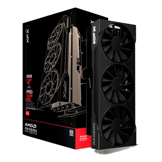 Tarjeta De Vídeo Xfx Swift Amd Radeon Rx 9070 Oc 16gb Gddr6