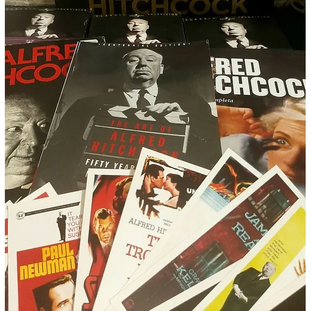 Colección Alfred Hitchcock Dvd (3 Box Set) Libros (4), Vhs +